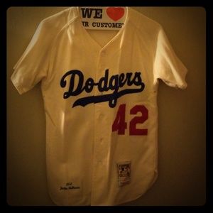 Jackie Robinson 1955 Mitchell & Ness throwback Jer